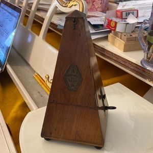 SUPER RARE Maelzel Metronome. For musicians. Beautiful antique for piano side.